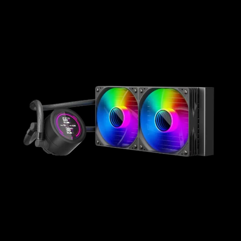 Cooler Procesor 1stPlayer TS4 240 BLACK, 12 cm, 2 ventilatoare