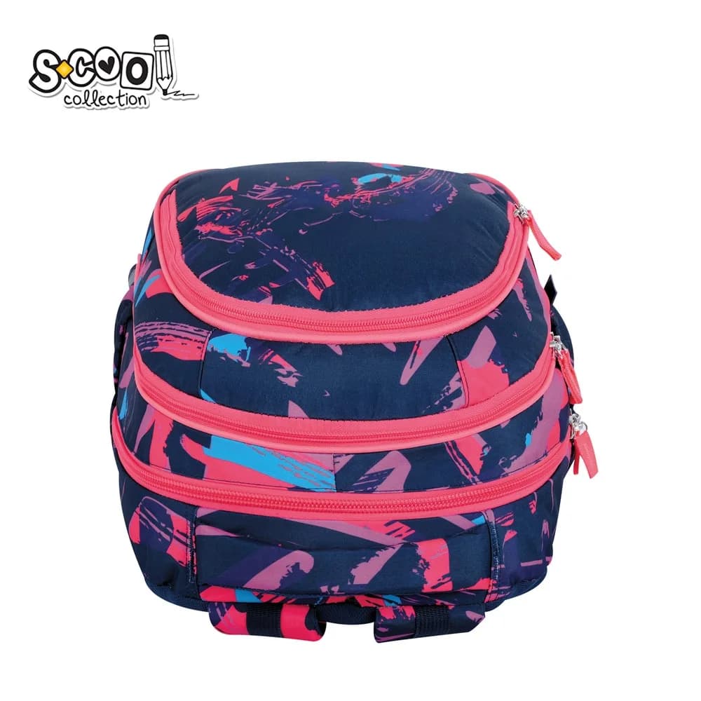 Ghiozdan anatomic light, 41x28x17 cm, STRIPES - S-COOL — miniatură