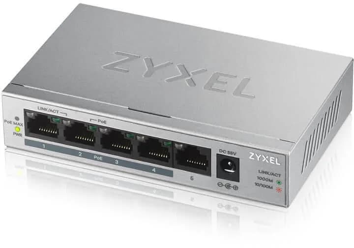 Switch Zyxel GS1005-HP, 5 Port, 10/100/1000 Mbps