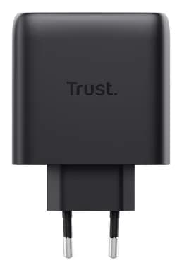 Incarcartor Trust Maxo, putere 65W, lungime cablu 200 cm, incarcare USB PD 3.0 + PPS, negru — miniatură