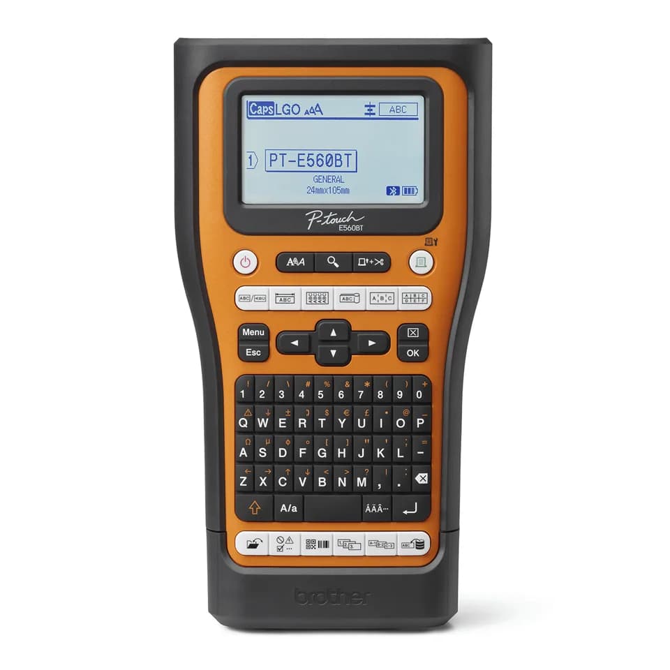 Imprimanta Direct Termic BROTHER 180dpi PT-E560BTVP, Viteza de tiparire: 30mm/s, Latime maxima de imprimare: 24mm|Conectiv: USB|WIFI, Imprimare Cod de bare:DA "PTE560BTSVQL1 "