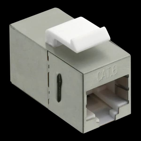 CUPLA RJ-45 LOGILINK pt. cablu FTP, SFTP, Cat6, 2 x RJ-45 (T), ecranat, metal, keystone, latime 14.6mm, "NK4011"