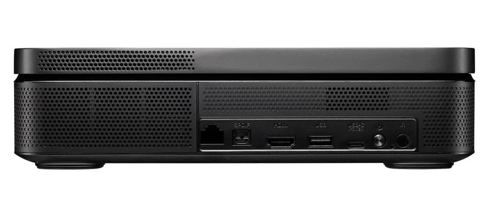 Videoproiector Optoma Photon Go, FHD 1920*1080, 650- 1200 lumeni, 800:1, 16:9/ 4:3, dimensiune maxima imagine 100'', laser 20.000 ore, distanta ultra scurta de proeictare, maxim 0.4m, HDMI, USB-C power, USB-A power 1A, 1 x S/PDIF, RJ45, WiFi 5GHz / Bluetooth 2 ways, 32- 35dB, IP2X, 24/7, 360 gr — miniatură