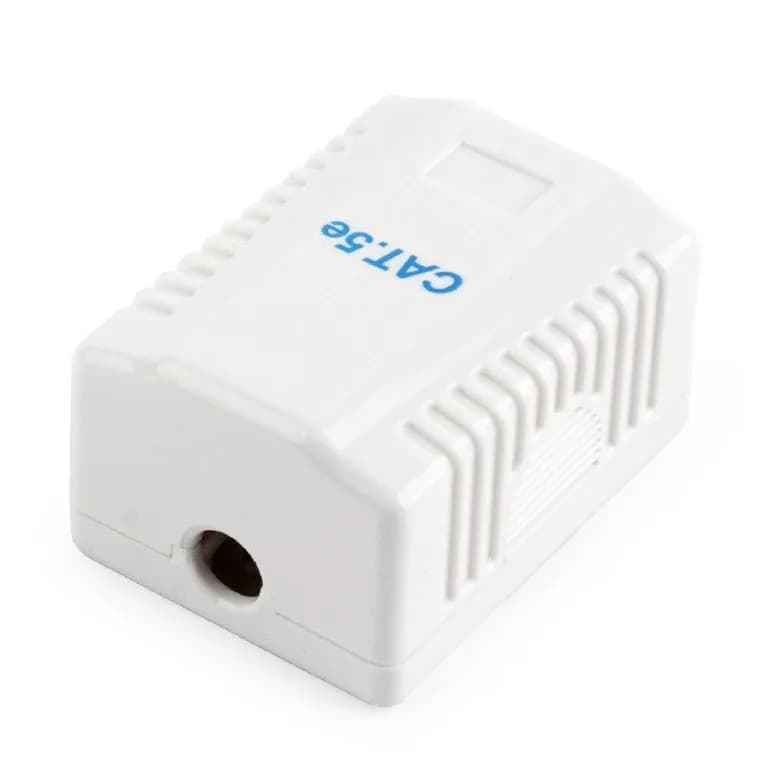 PRIZA RJ-45 cu 1 iesire, GEMBIRD pt. cablu FTP, Cat5e, conector Krone (LSA) la RJ-45 (M), ecranat, plastic, 1 buc., "NCAC-1F5E-01" — miniatură
