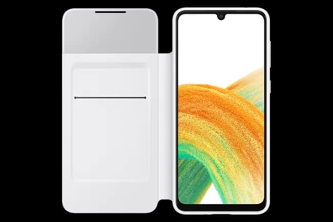 Galaxy A33 (5G); Smart S View Wallet Cover (EE); White "EF-EA336PWEGEE" — miniatură