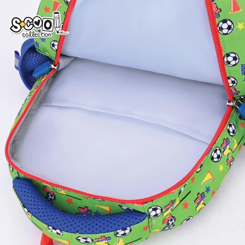 Ghiozdan gradinita, 30x25x14 cm, FOOTBALL FUN - S-COOL — miniatură