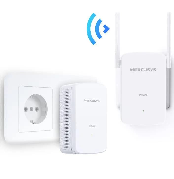 Access point MERCUSYS AV1000 Gigabit Powerline WiFi Kit, Gigabit, Single - Band — miniatură