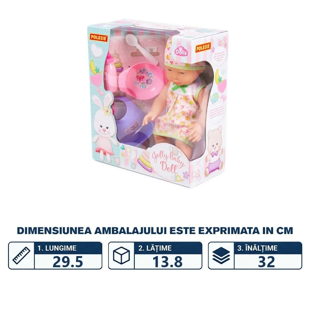 Bebelus cu accesorii, 35 cm, Polesie — miniatură
