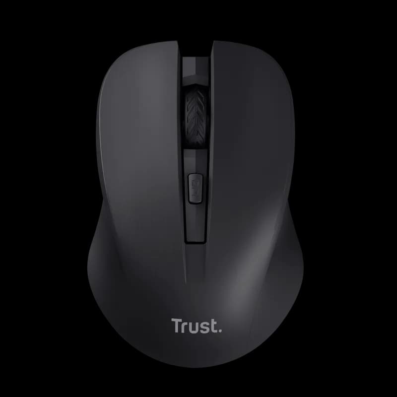 Mouse Wireless Trust Mydo, 1800 dpi, Negru