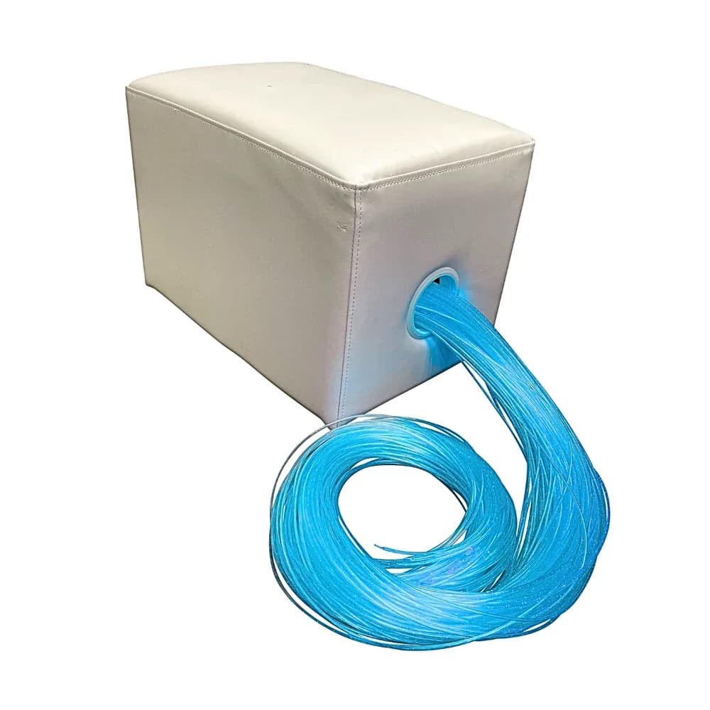 Scaun căptușit cu bordură pentru fibre optice