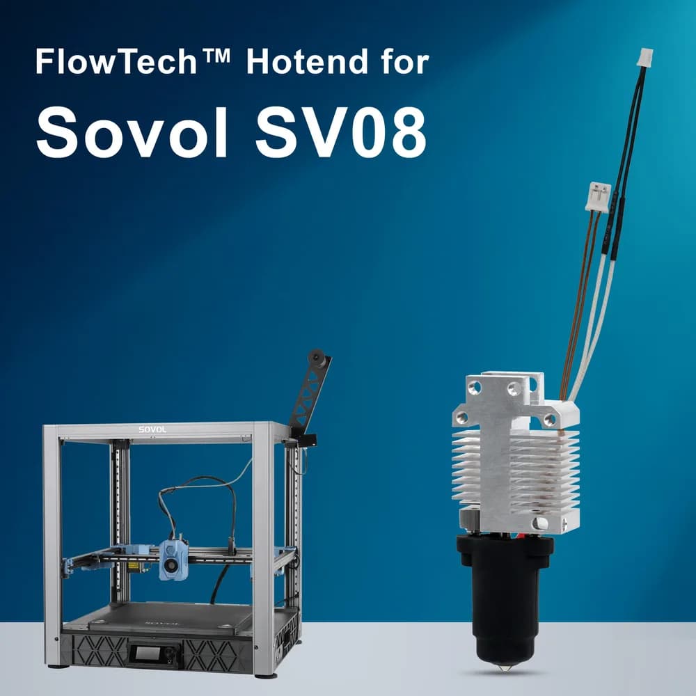 Hotend Microswiss FlowTech pentru Sovol SV08 — miniatură