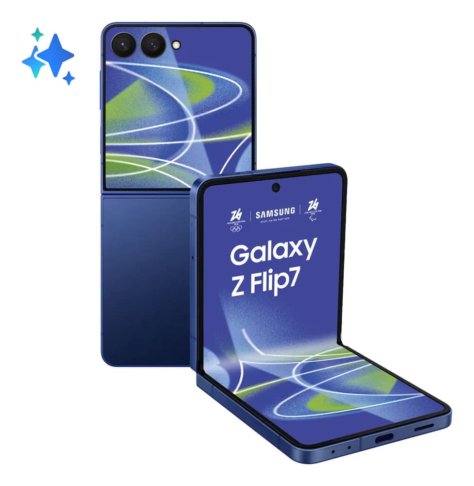 Smartphone Galaxy Z Flip7 512GB 12GB RAM 5G Dual SIM Blue Shadow "SM-F766BDBHEUE"