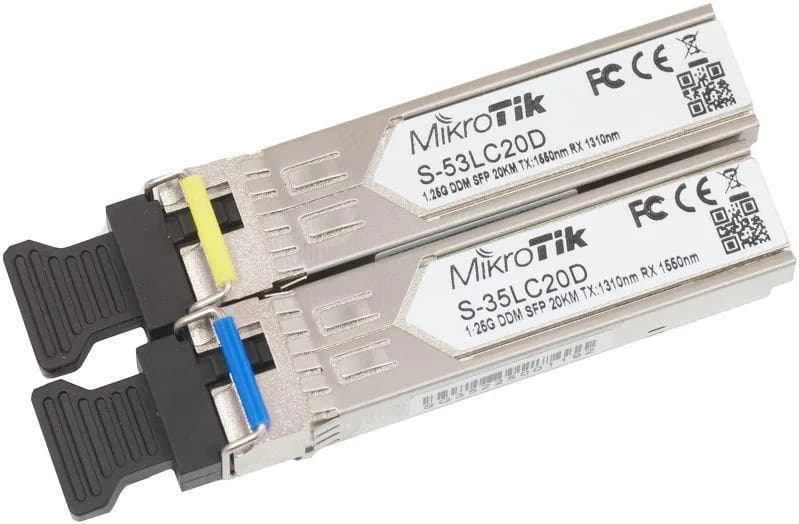 SWITCH.. accesorii Mikrotik NET TRANSCEIVER SFP PAIR/S-3553LC20D MIKROTIK, "S-3553LC20D