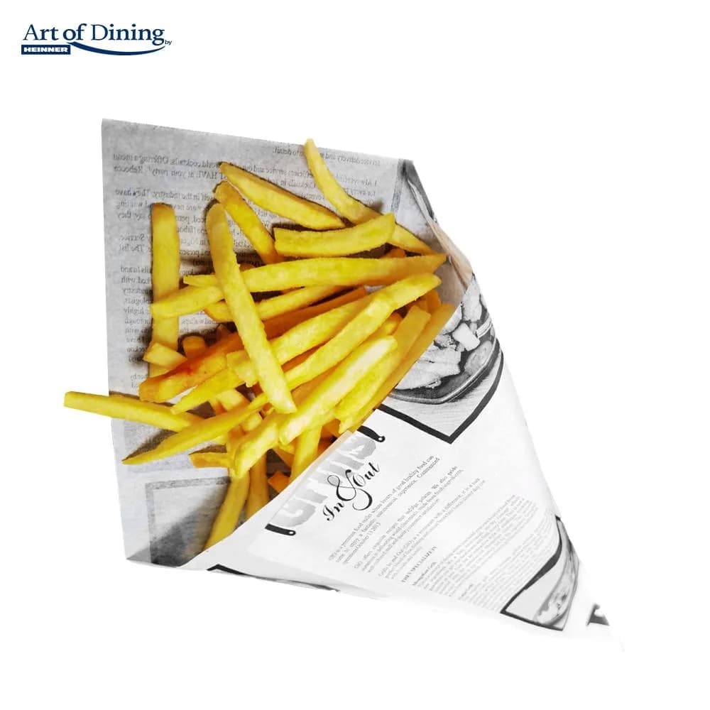 SET 500 BUCATI HARTIE IMPERMEABILA REZISTENTA LA GRASIME TIP ZIAR, 200 x 250 MM, ART OF DINING — miniatură