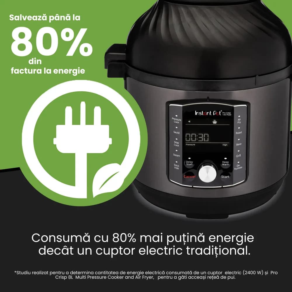 INSTANT POT PROCRISP, MULTICOOKER 8L — miniatură