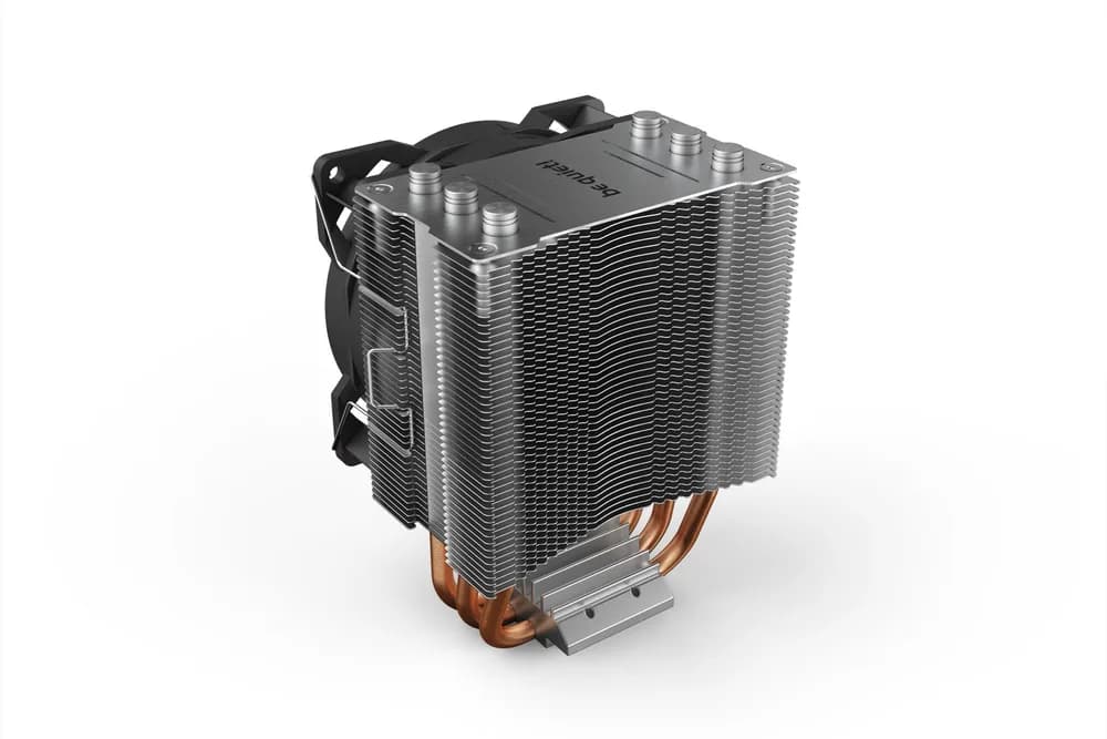 COOLER be quiet "Pure Rock Slim 2",racire aer, Ø6 mm×3 pcs heatpipe, skt. Intel LGA 1700/1200/115x AMD AM5/AM4, fan 92mm, 2000 rpm, conectare 4-pin PWM, LED, "BK030" — miniatură