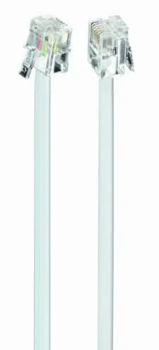 CABLU TELEFONIC GEMBIRD 6P4C, 10m, black, "TC6P4C-10M" — miniatură