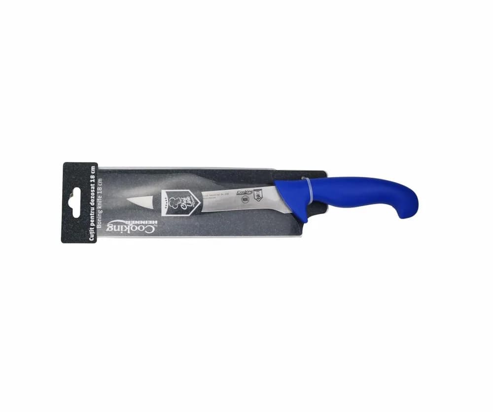 CUTIT DEZOSAT PROFESIONAL 18CM, ALBASTRU, CHEF LINE, COOKING BY HEINNER — miniatură