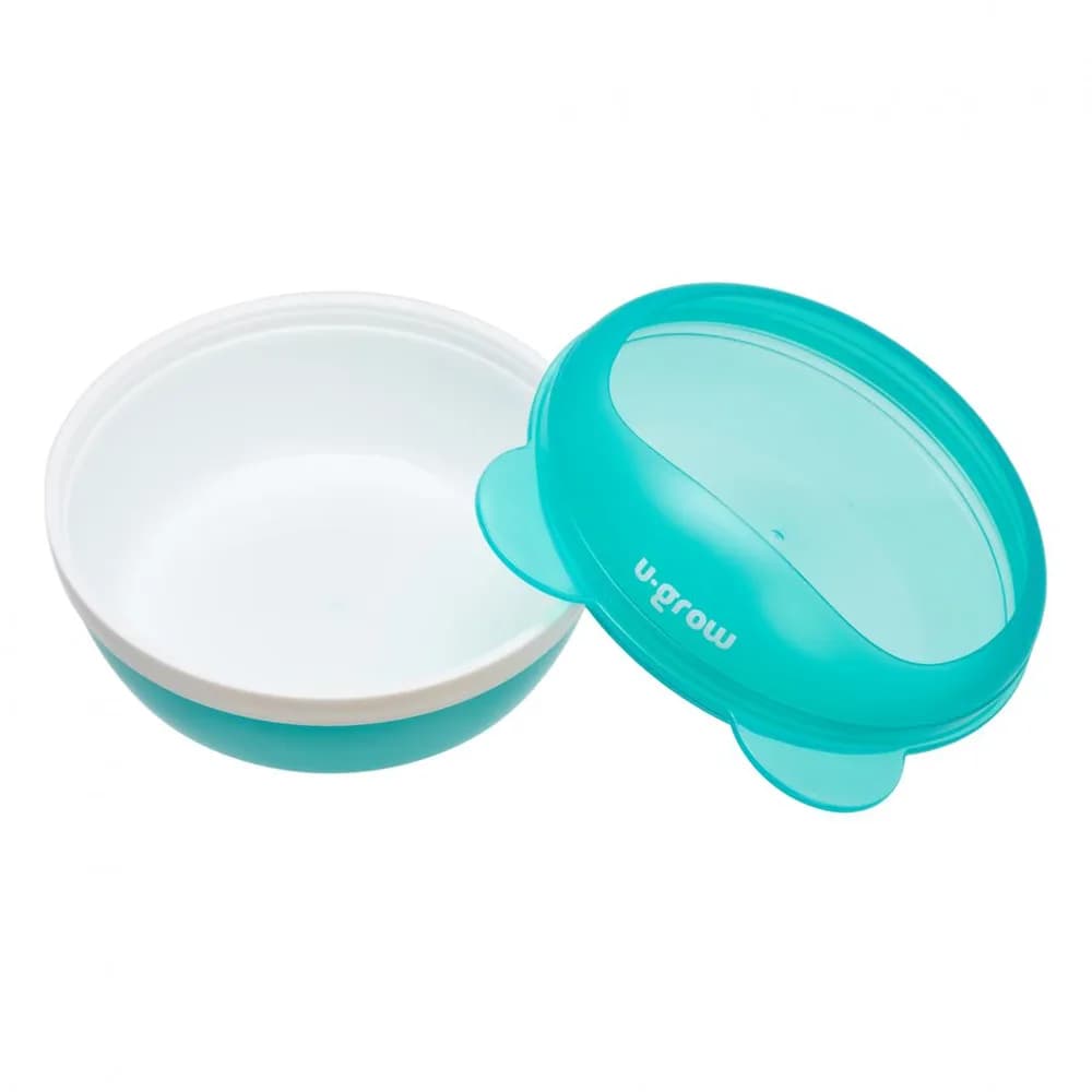 Bol 2 in 1 cu capac pentru diversificare,U-Grow, 220 ml — miniatură