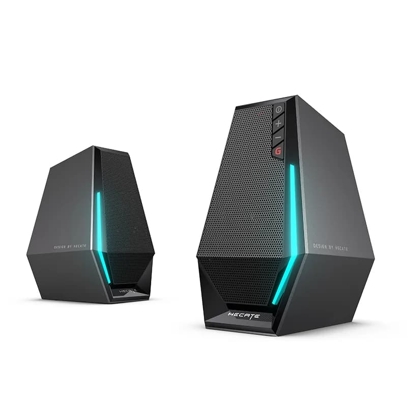 BOXE EDIFIER Gaming 2.0, RMS: 5W(2x2.5W),bass 2.5",control volum,BT/USB/AUX, sound mode:Music/Game/Movie, 12 x LED RGB, frecv. rasp 98Hz-20KHz, USB power,black, "G1500-BK"