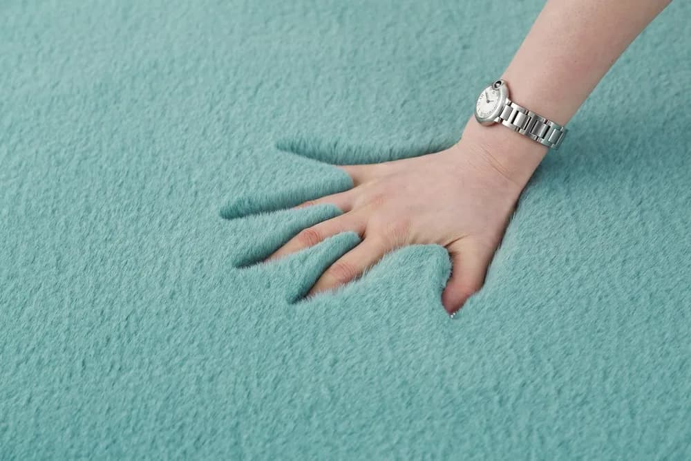 Covor Heinner Shaggy soft blanita Turcoaz 200x300 cm — miniatură