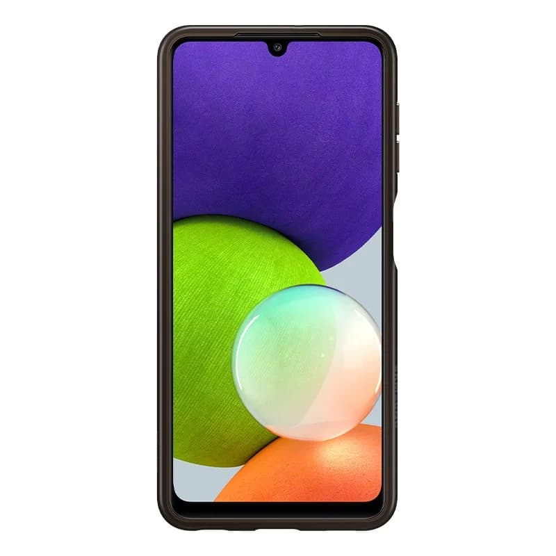 HUSA Smartphone Samsung, pt Galaxy A22, tip back cover (protectie spate), TPU, ultrasubtire, negru, "EF-QA225TBEGEU" — miniatură