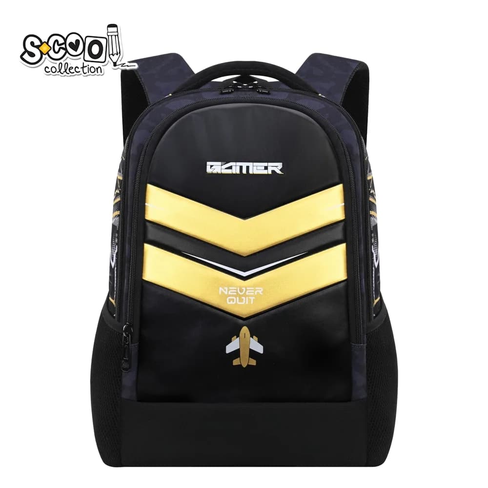 Ghiozdan ergonomic, 40x29x14 cm, GAMER-NEVER QUIT - S-COOL