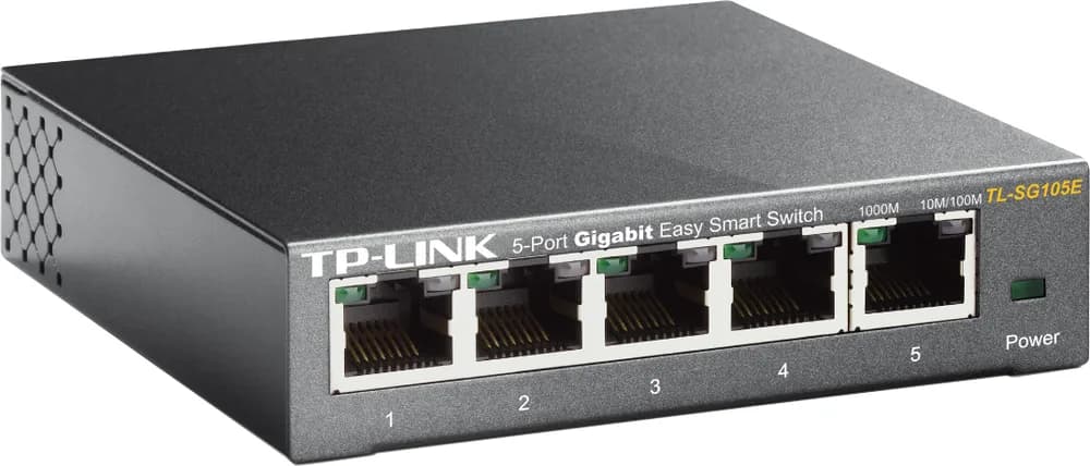 SWITCH TP-LINK 5 porturi Gigabit. carcasa metalica "TL-SG105E" — miniatură