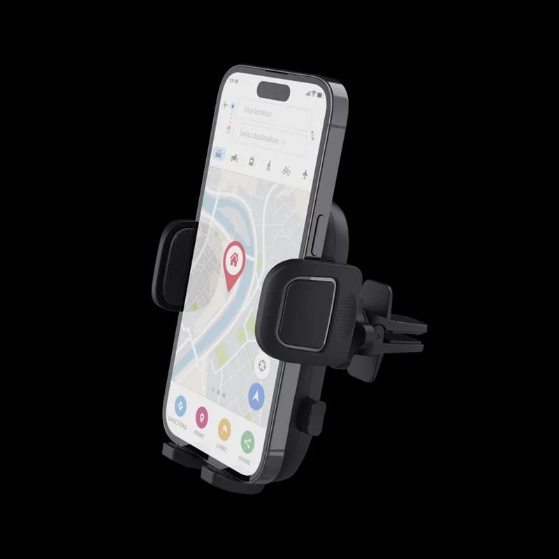 Suport auto Runo Air Vent, negru — miniatură