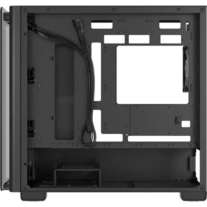 Carcasa ASUS A23 PLUS TG ARGB BLACK, RGB, Mid Tower, Black — miniatură