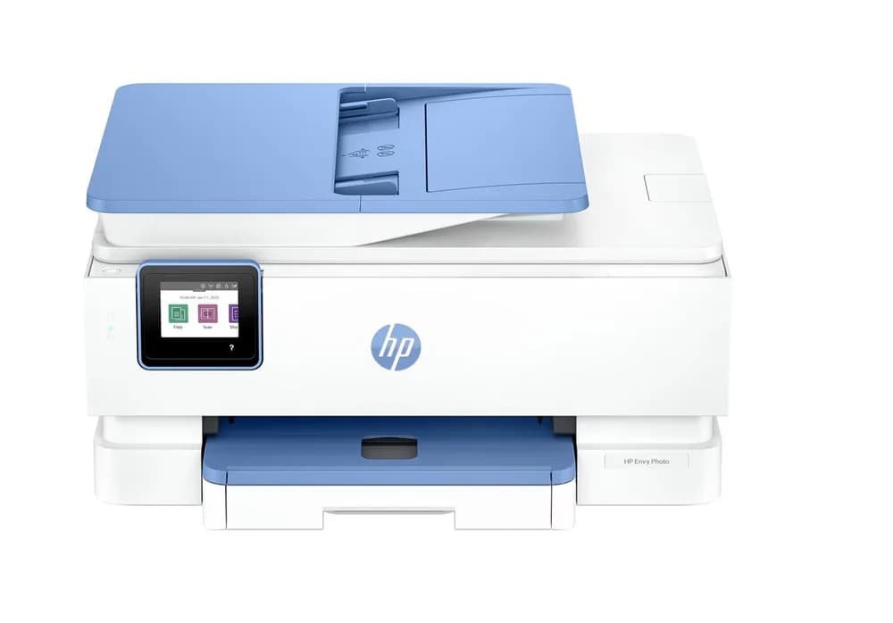 HP Envy Photo 7930 All-in-One Printer, A4, Color, Inkjet, Functii: Imprimare, scanare, copiere, Viteza imprimare; 22ppm mono, 20ppm color, Duplex, Volum lunar recomandat: 300-400 pagini, max. 1000 pagini, Rezolutie: pana la 4800 x 1200 dpi, Limbaje printare; HP PCL 3 GUI, Interfata: USB, WI-FI