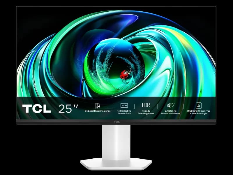 Monitor Gaming TCL 25G54, 24.5", 1920 x 1080 pixeli, White