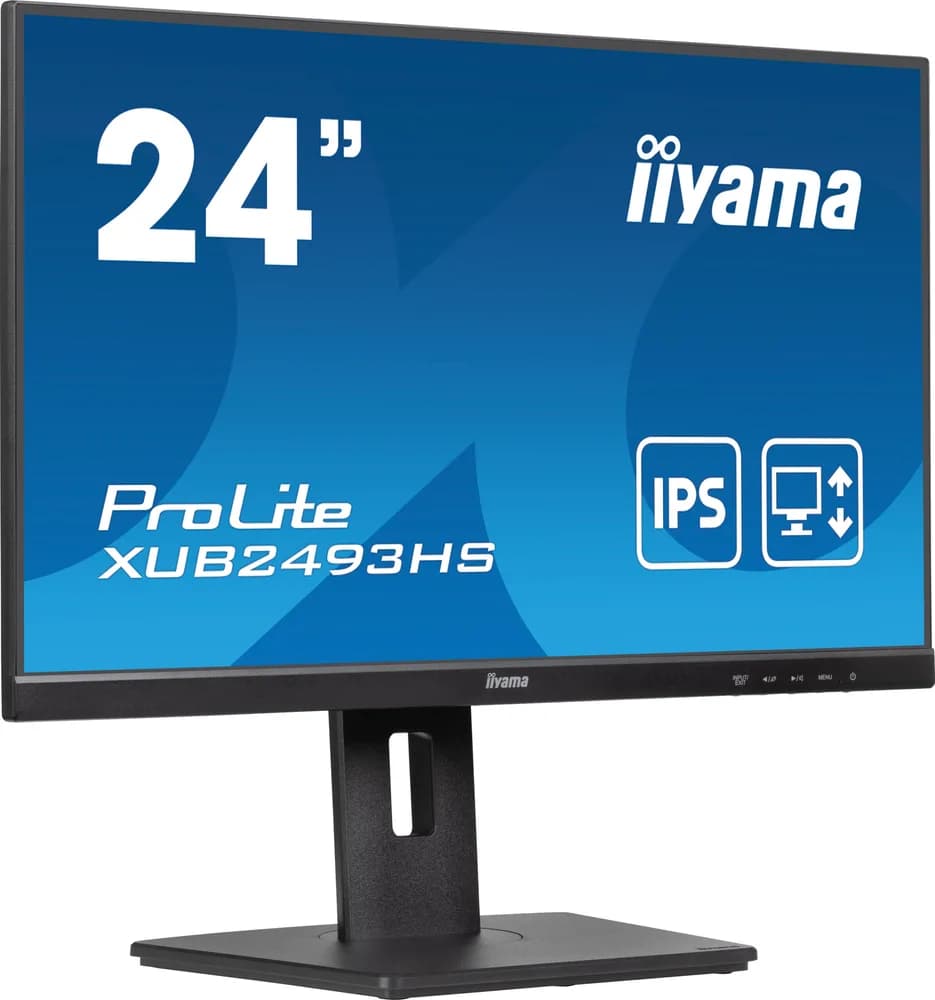 IIYAMA XUB2493HS-B6 24inch ETE IPS-panel 1920x1080 100Hz 250cd/m Speakers HDMI DisplayPort "XUB2493HS-B6"
