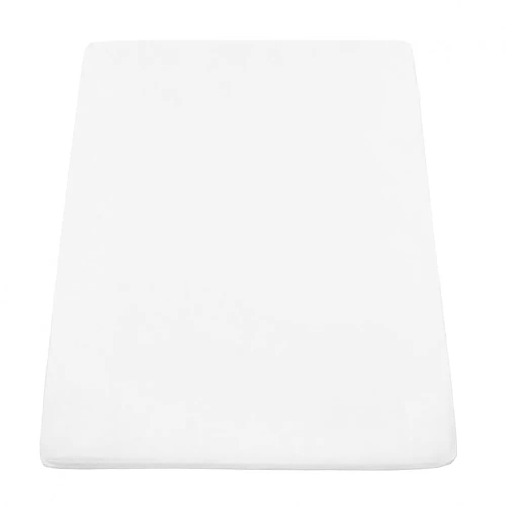 CEARCEAF PAT CU ELASTIC 160X200 CM ALB — miniatură
