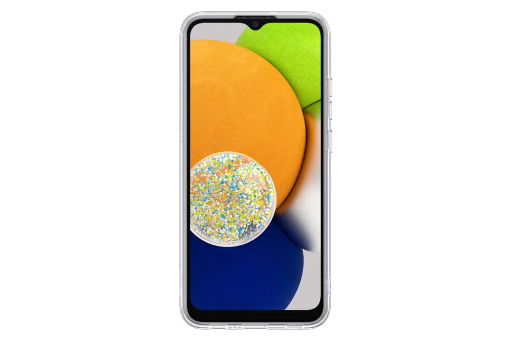 HUSA Smartphone Samsung, pt Galaxy A03, tip back cover (protectie spate), TPU, ultrasubtire, transparent, "EF-QA036TTEGEU" — miniatură