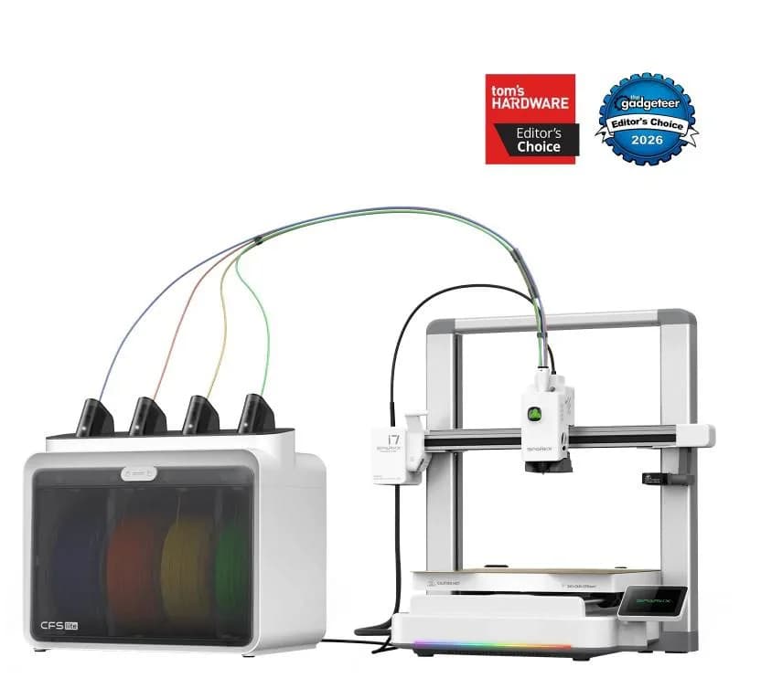 CREALITY SPARKX I7 COMBO FDM 3D PRINTER, Imprimanta 3D, Tehnologie FDM, Volum printare: 260 × 260 × 255 mm, Dimensiuni imprimanta: 470 × 423 × 456 mm, Viteza printare: ≤ 500 mm/s, Acuratete: 100±0.1 mm, Inaltime strat: 0.05-0.3 mm, Direct drive extrusion, Diametru filament compatibil: 1.75mm — miniatură