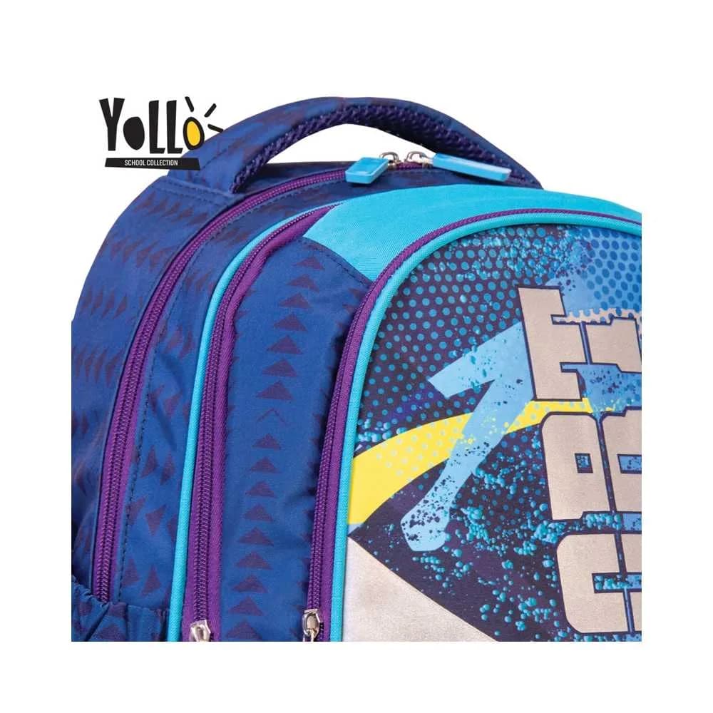 Ghiozdan anatomic, 38 cm, SPORT - YOLLO — miniatură
