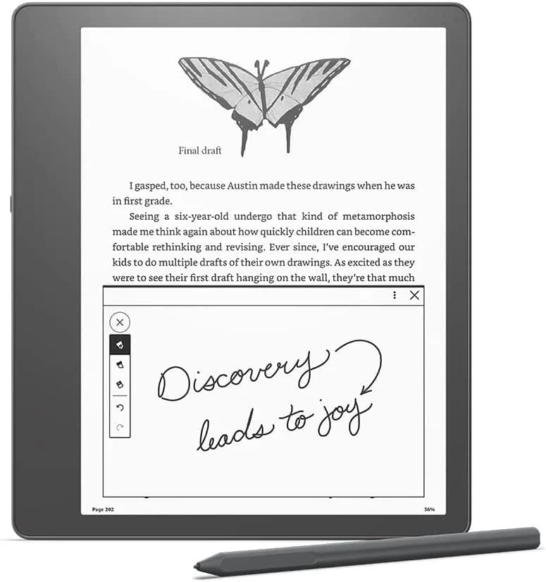 eBook Reader Kindle Scribe 10.2" Touchscreen Premium Pen 16GB Wi-Fi Grey "CF95290"