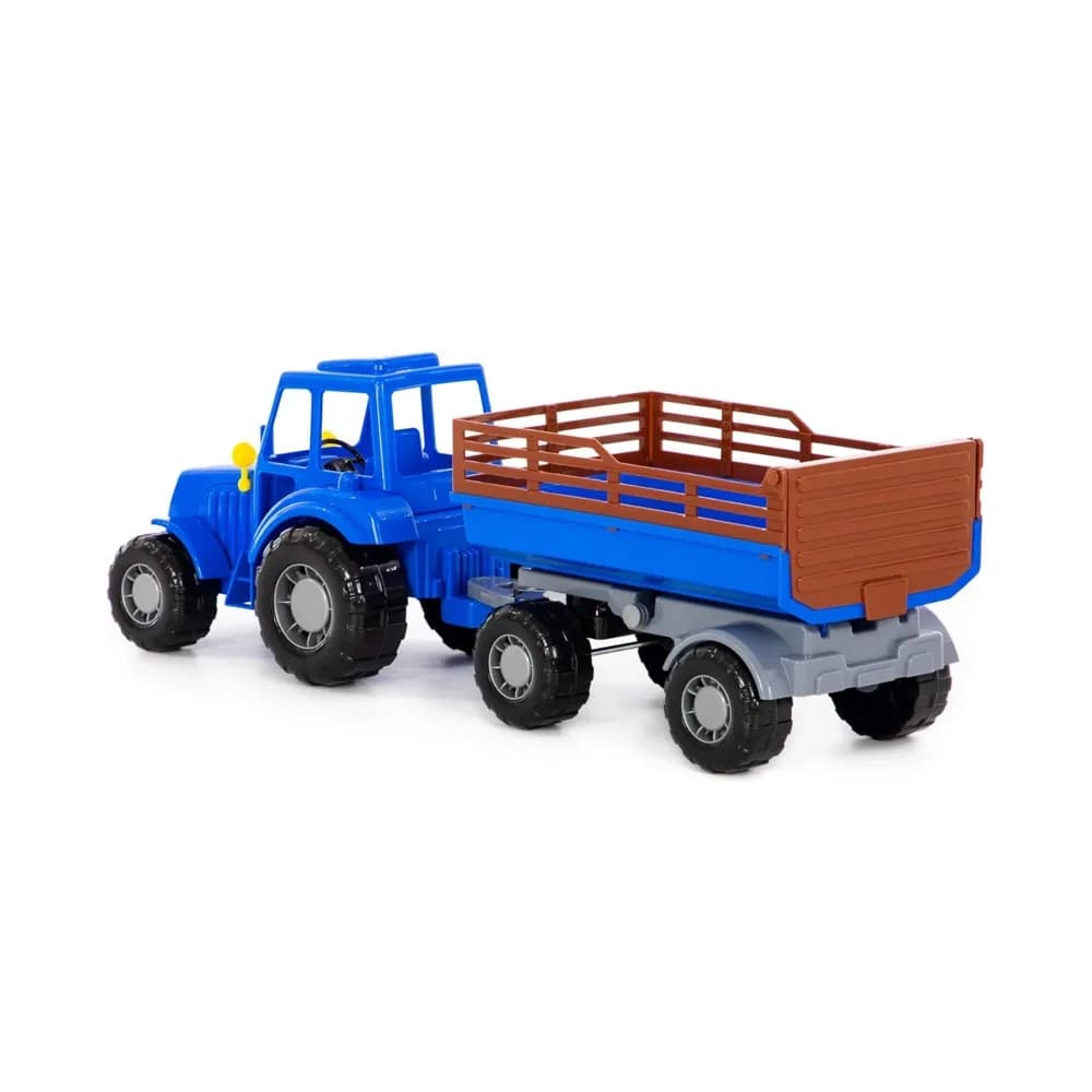Tractor cu remorca, Altay, 57x17x18 cm, Polesie — miniatură