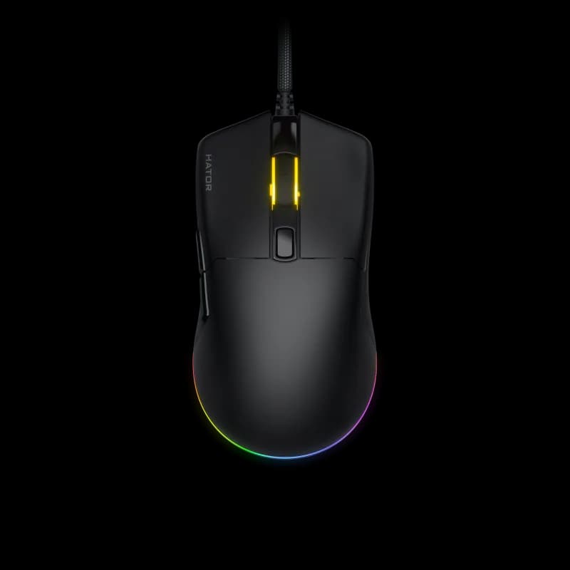 Mouse Gaming Hator Pulsar 3, 12000 dpi, negru