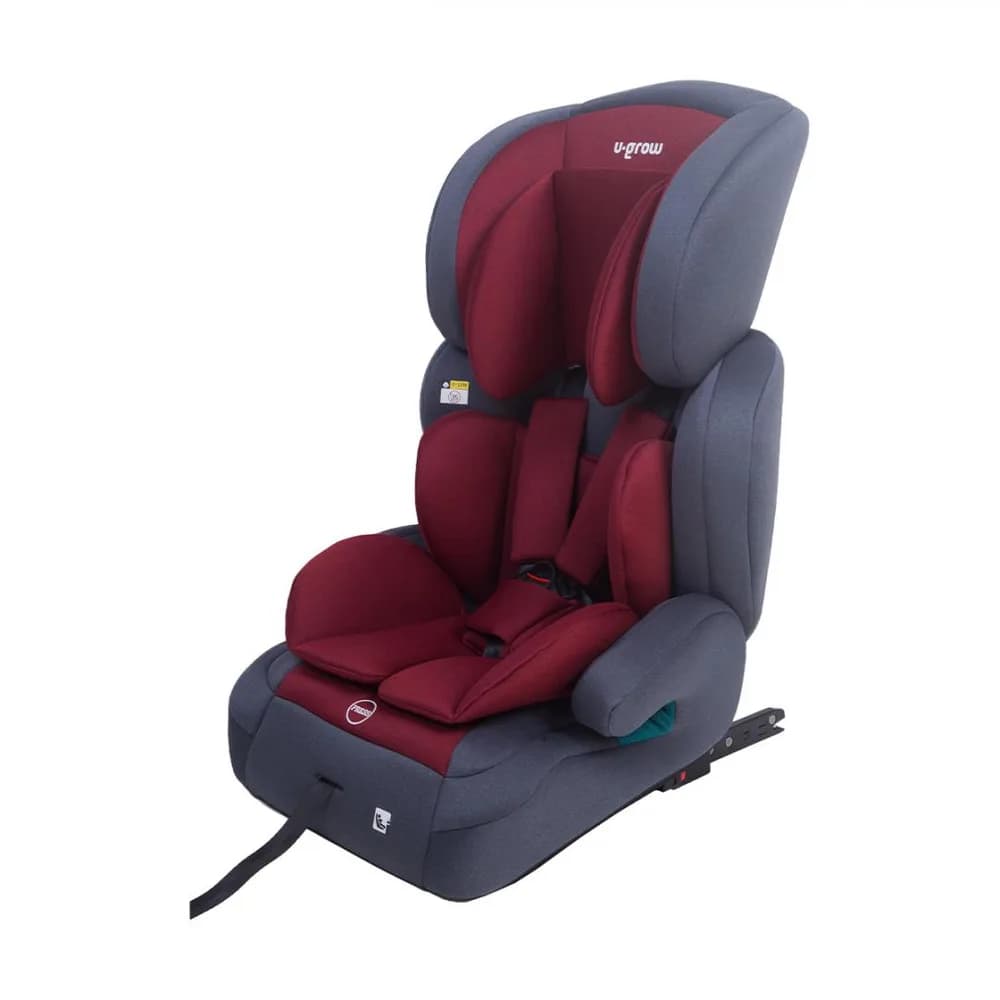 Scaun auto/inaltator 76-150CM(15M-12Y), R129, isofix, rosu, U-Grow — miniatură