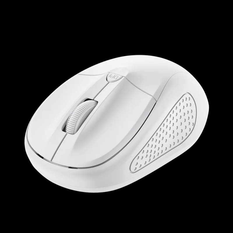 Mouse Wireless Trust Primo, 1600 DPI, Alb — miniatură