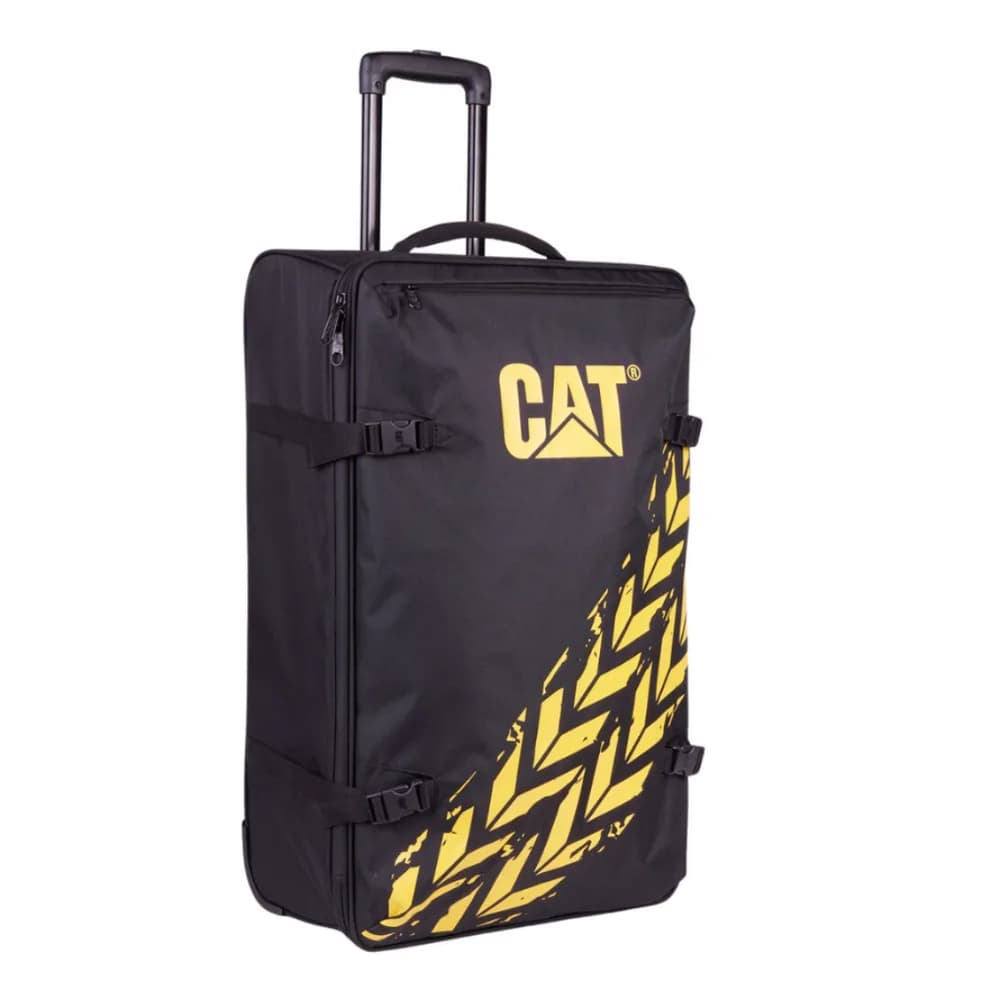 Troller cabina avion, CATERPILLAR Soft Luggage, 34 x 22 x 62 cm (Lxlxh), 42L, Polyester - negru cu g "CAT-84594-588"