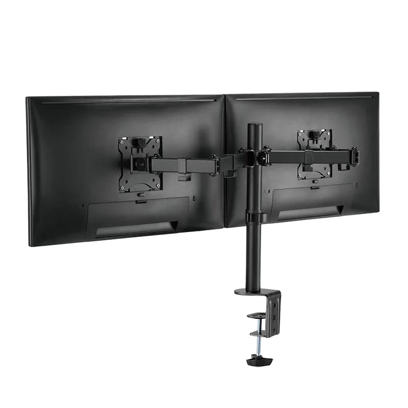 SUPORT de birou LOGILINK, pt 2 TV/monitor plat, diag. max 32 inch, rotatie, inclinare, pivotare, max 8 kg, "BP0098" — miniatură