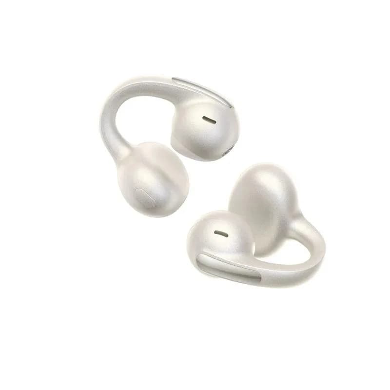CASTI Baseus Bowie MC1 Pro Open-Ear True Wireless, on ear, pt smartphone, microfon pe casca, conectare prin Bluetooth 6.0, alb "A0102504" - 6932172694883 — miniatură