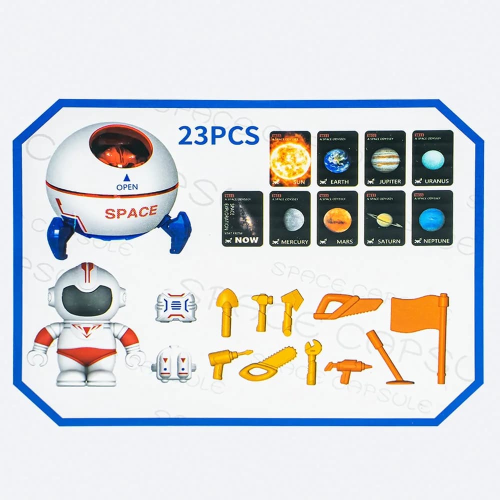 Naveta spatiala + accesorii, 23 piese — miniatură