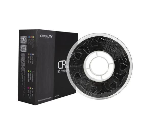 CREALITY CR-TPU 3D Printer Filament, Black, Glossy, 1kg, elastic,rezistent UV, Printing temperature: 210-240, Filament diameter: 1.75mm, Size of filament wheel: Diameter 200mm, height 66mm, hole diameter 56mm. Utilizare: pana la 6 luni de la deschiderea ambalajului.