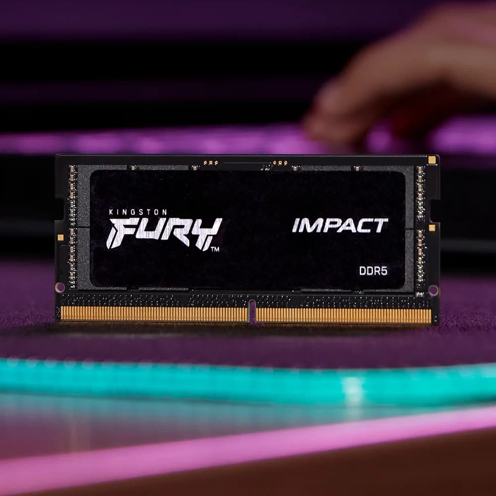 Memorii laptop SO-DIMM Kingston Fury Impact, 32GB, DDR5-6400MHz, CL38 "KF564S38IBK2-32" — miniatură