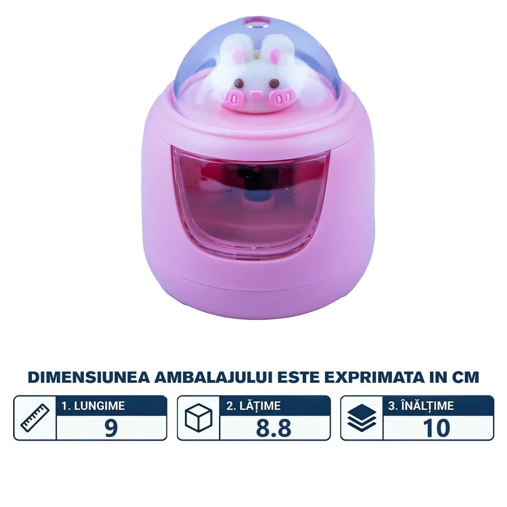 Ascutitoare electrica, cu baterii, figurine + 2 rezerve - Cassini — miniatură