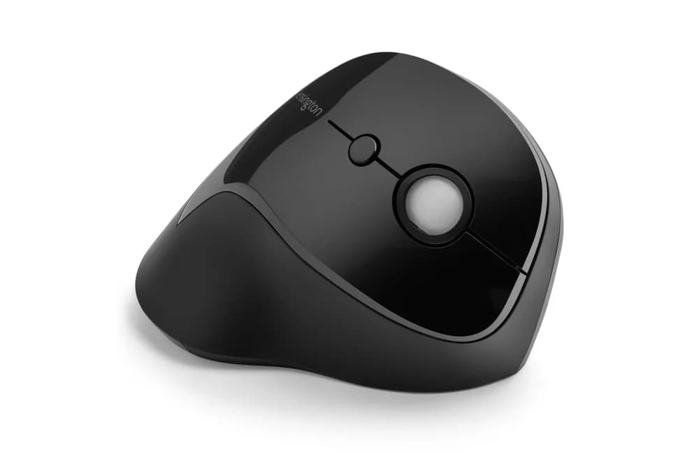 MOUSE Kensington - ergonomic, PC sau NB, wireless, 2.4GHz, optic, 1600 dpi, butoane/scroll 6/1, butoane programabile, ergonomic, negru, "K75501EU" — miniatură
